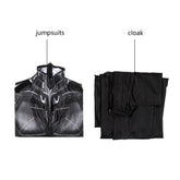 Bat Superhero Adult Men Dark Bat Knight Jumpsuit Cloak Mask Cosplay Costume Outfit - Coscosmos